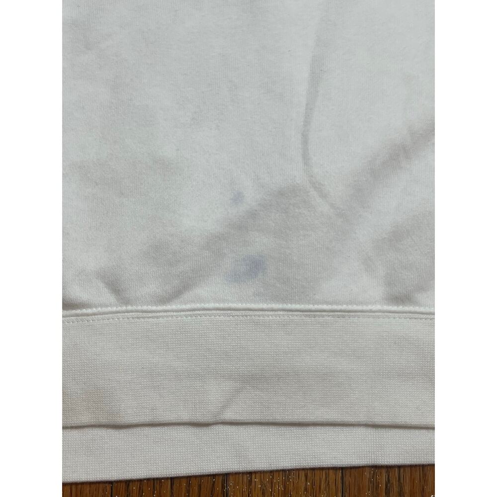 Nike Dri-FIT white Outline Swoosh Crewneck Sweatshirt M - Picture 4 of 6